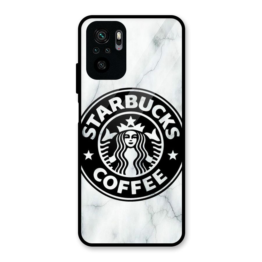 StarBuck Marble Glass Back Case for Redmi Note 10S