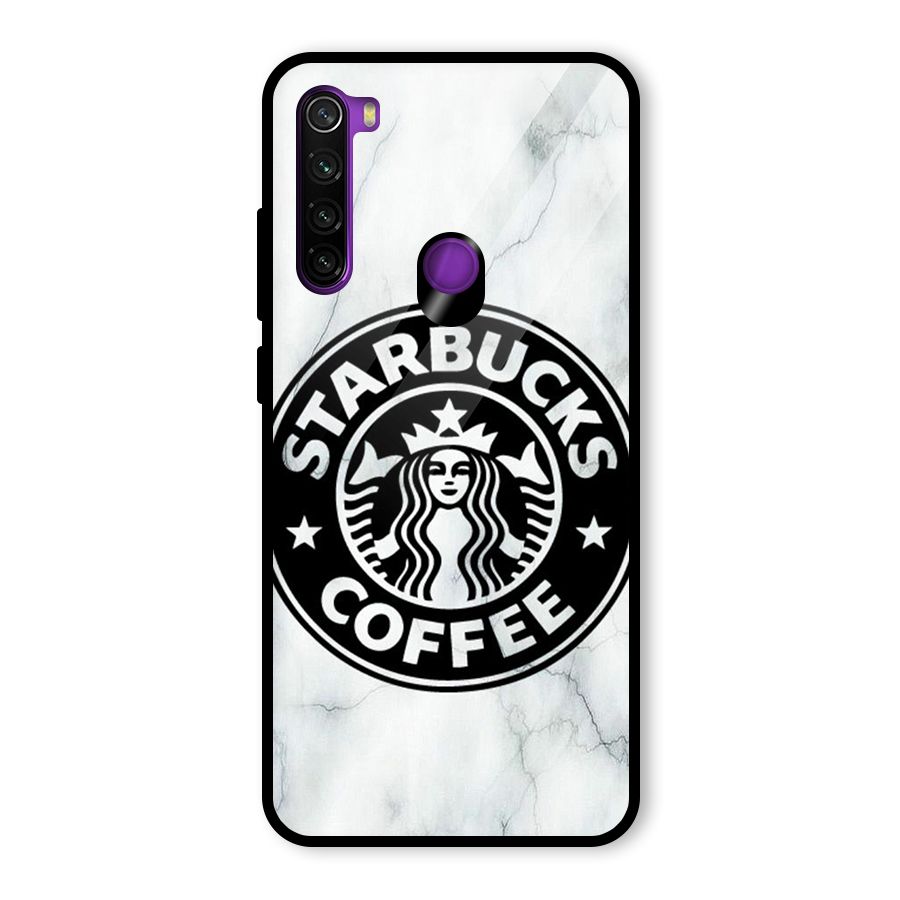 StarBuck Marble Glass Back Case for Redmi Note 8