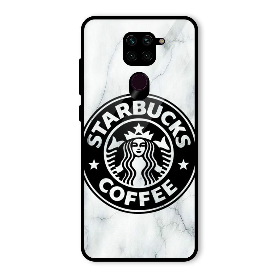 StarBuck Marble Glass Back Case for Redmi Note 9