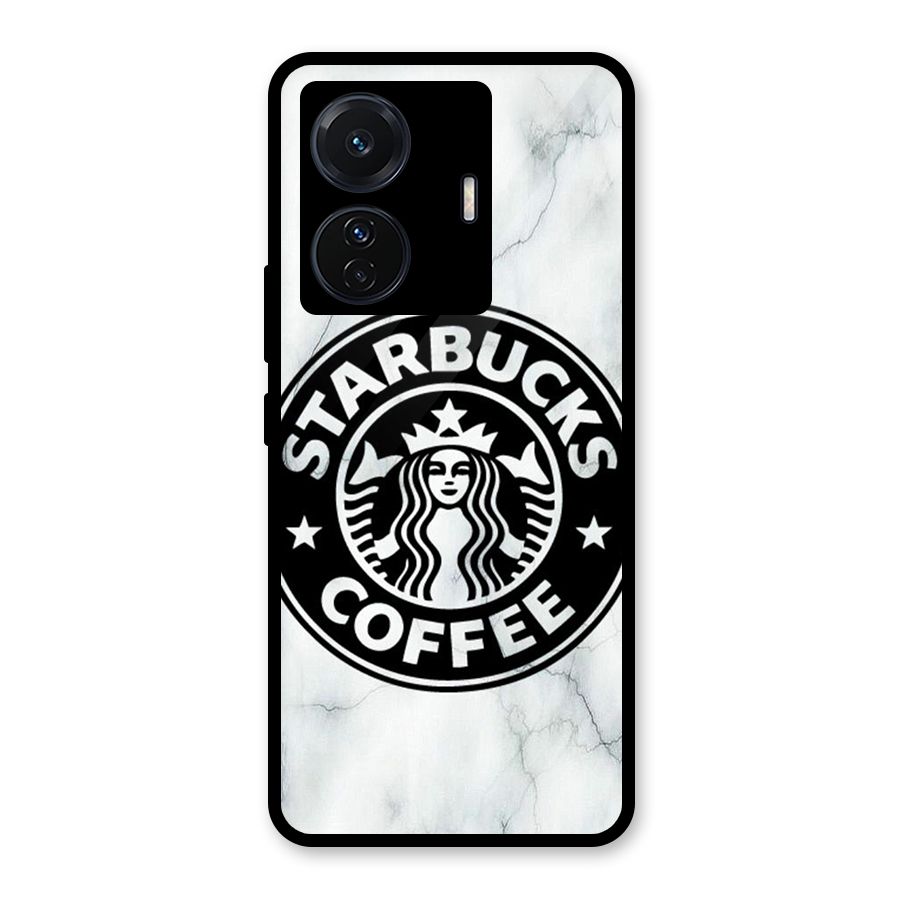 StarBuck Marble Glass Back Case for Vivo T1 Pro