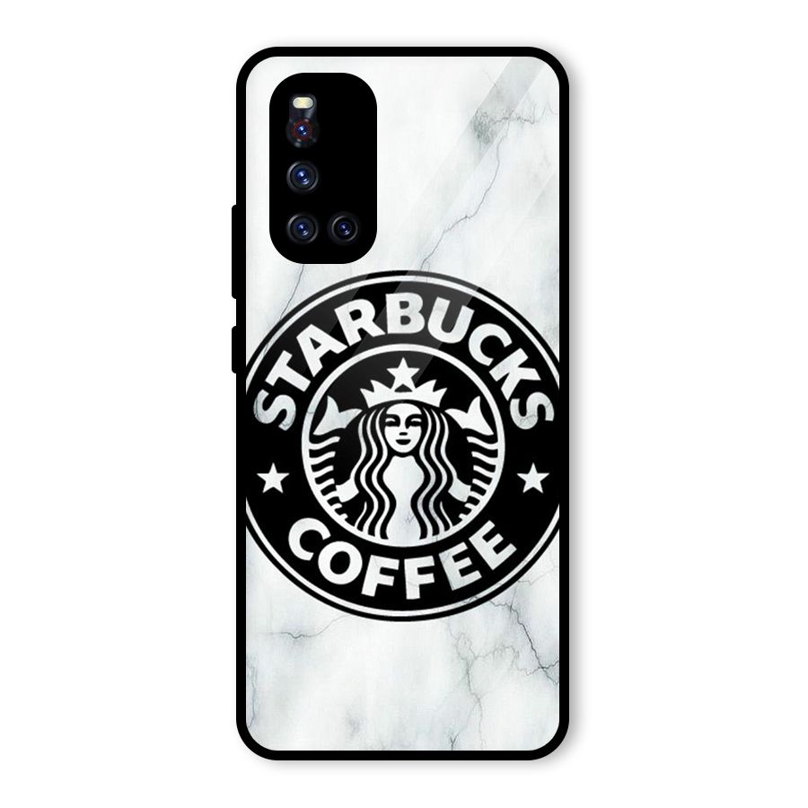 StarBuck Marble Glass Back Case for Vivo V19