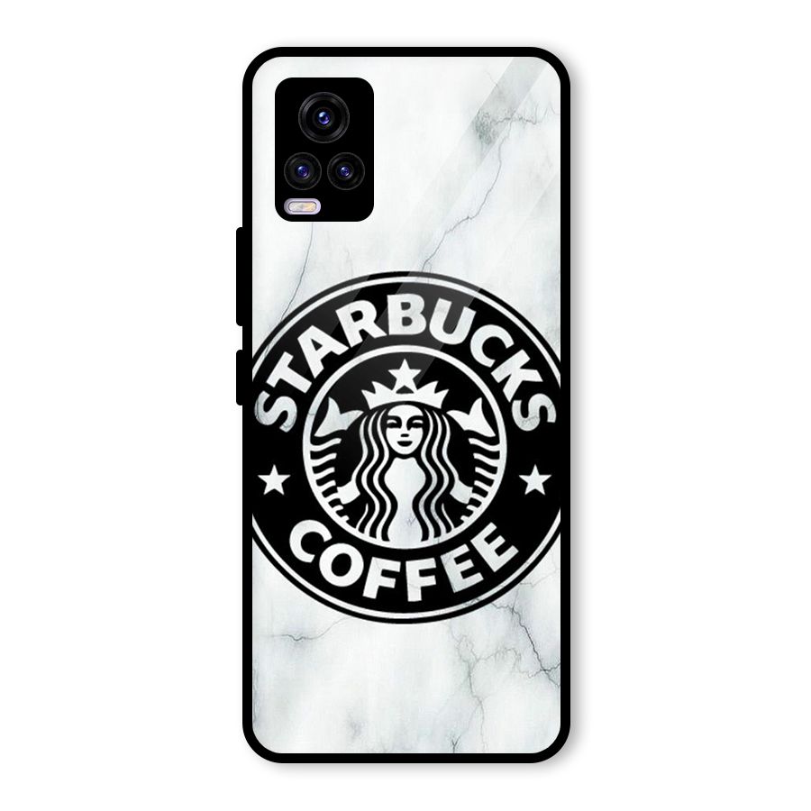 StarBuck Marble Glass Back Case for Vivo V20