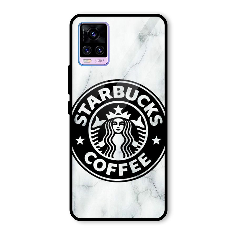 StarBuck Marble Glass Back Case for Vivo V20 Pro