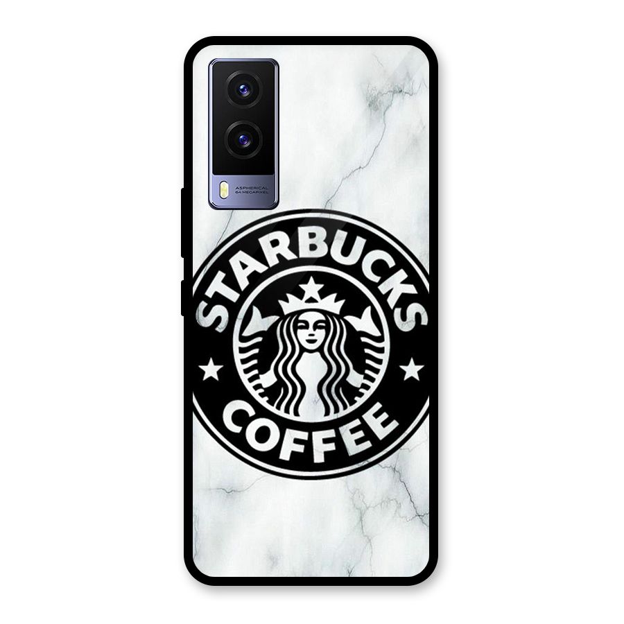 StarBuck Marble Glass Back Case for Vivo V21e 5G