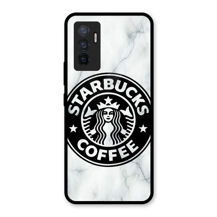 StarBuck Marble Glass Back Case for Vivo V23e