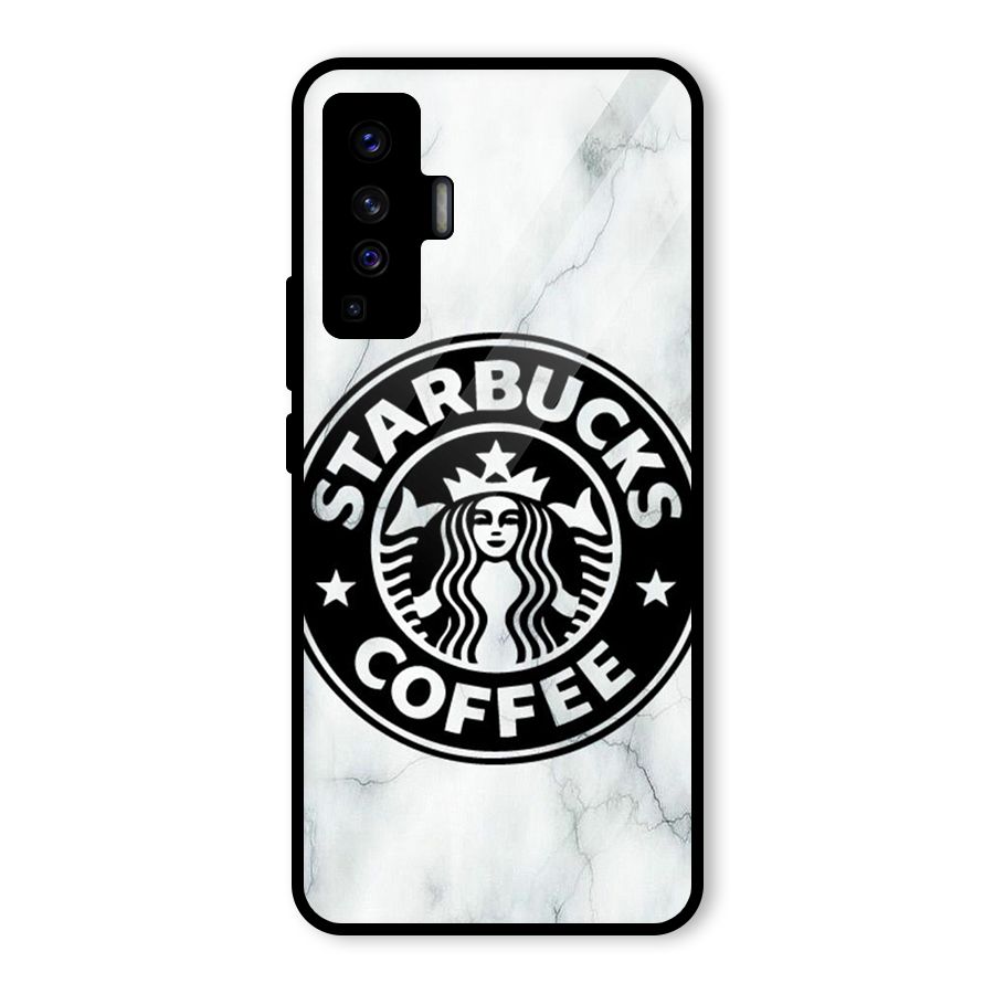 StarBuck Marble Glass Back Case for Vivo X50