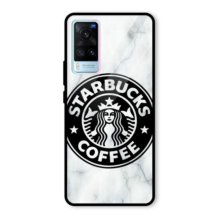 StarBuck Marble Glass Back Case for Vivo X60