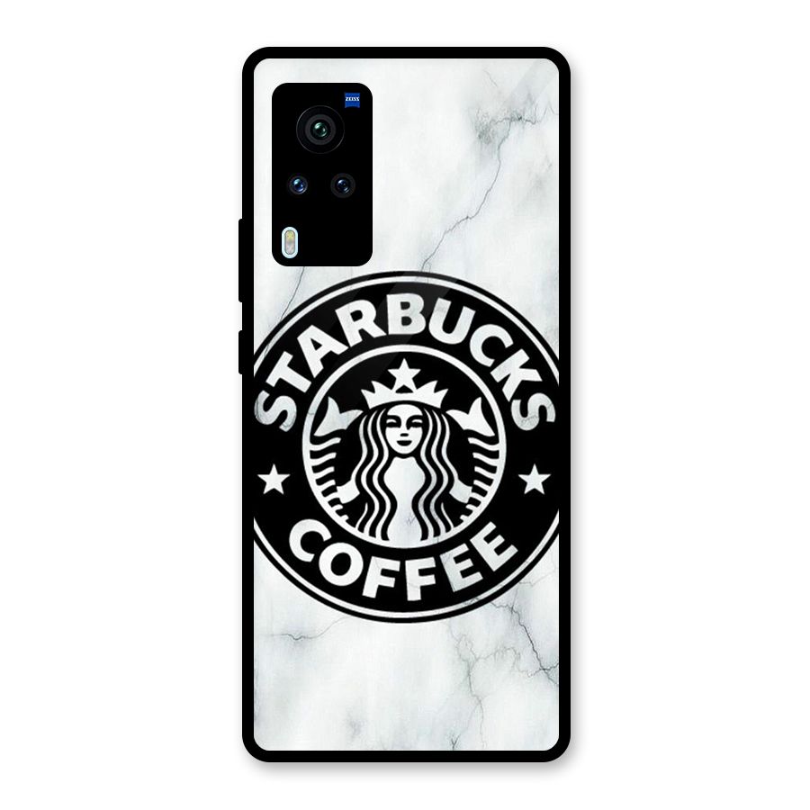 StarBuck Marble Glass Back Case for Vivo X60 Pro