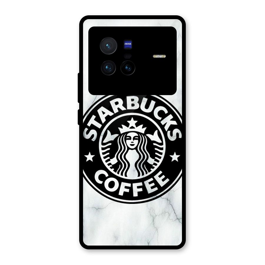 StarBuck Marble Glass Back Case for Vivo X80