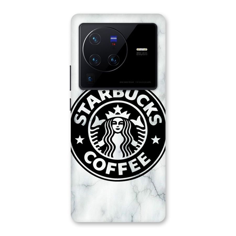 StarBuck Marble Glass Back Case for Vivo X80 Pro
