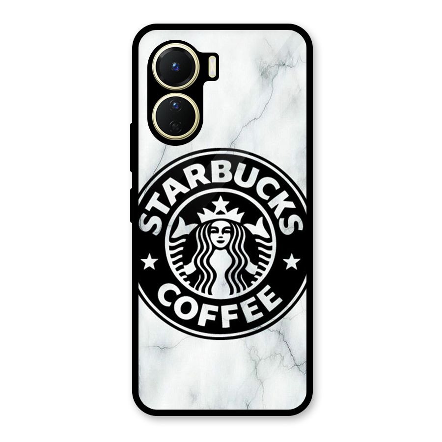 StarBuck Marble Glass Back Case for Vivo Y16
