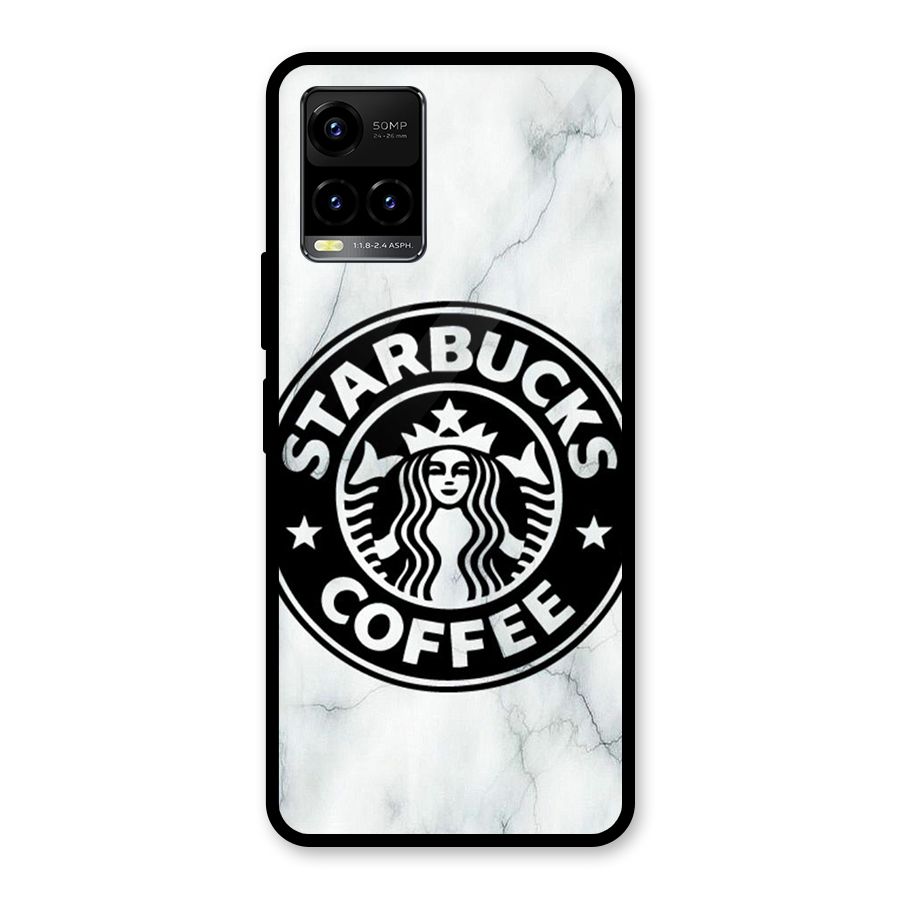 StarBuck Marble Glass Back Case for Vivo Y21T