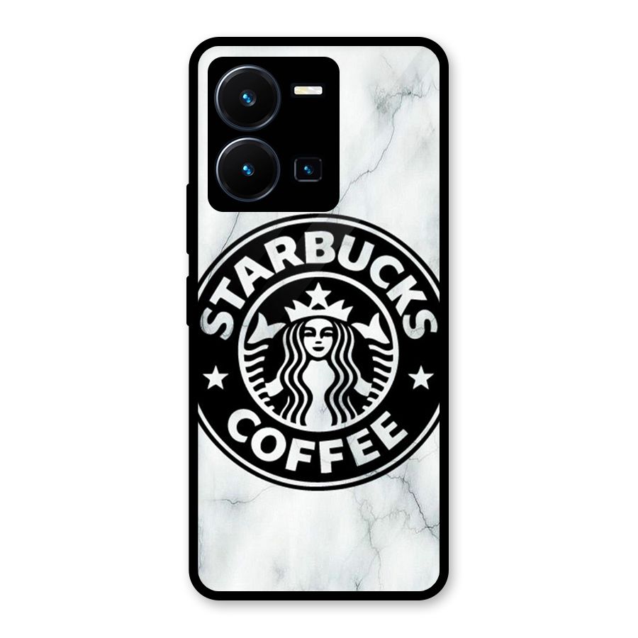 StarBuck Marble Glass Back Case for Vivo Y35