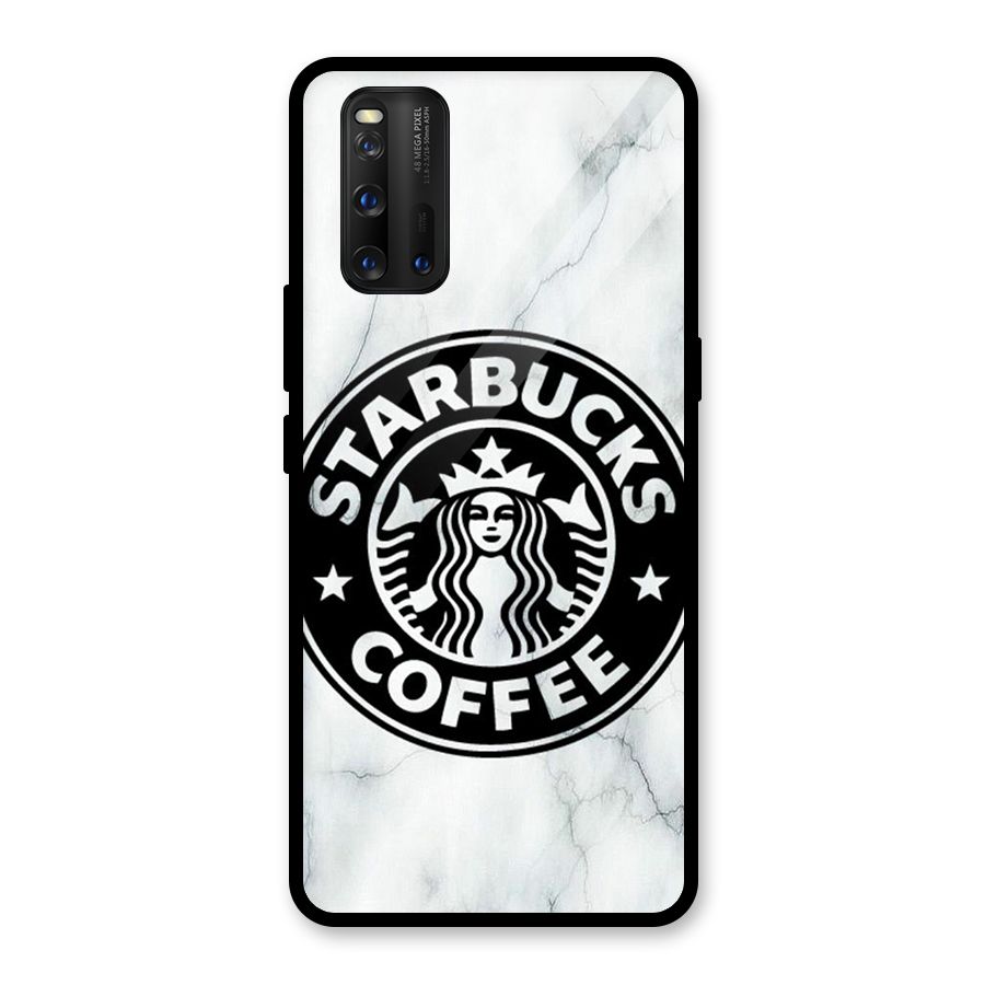 StarBuck Marble Glass Back Case for Vivo iQOO 3
