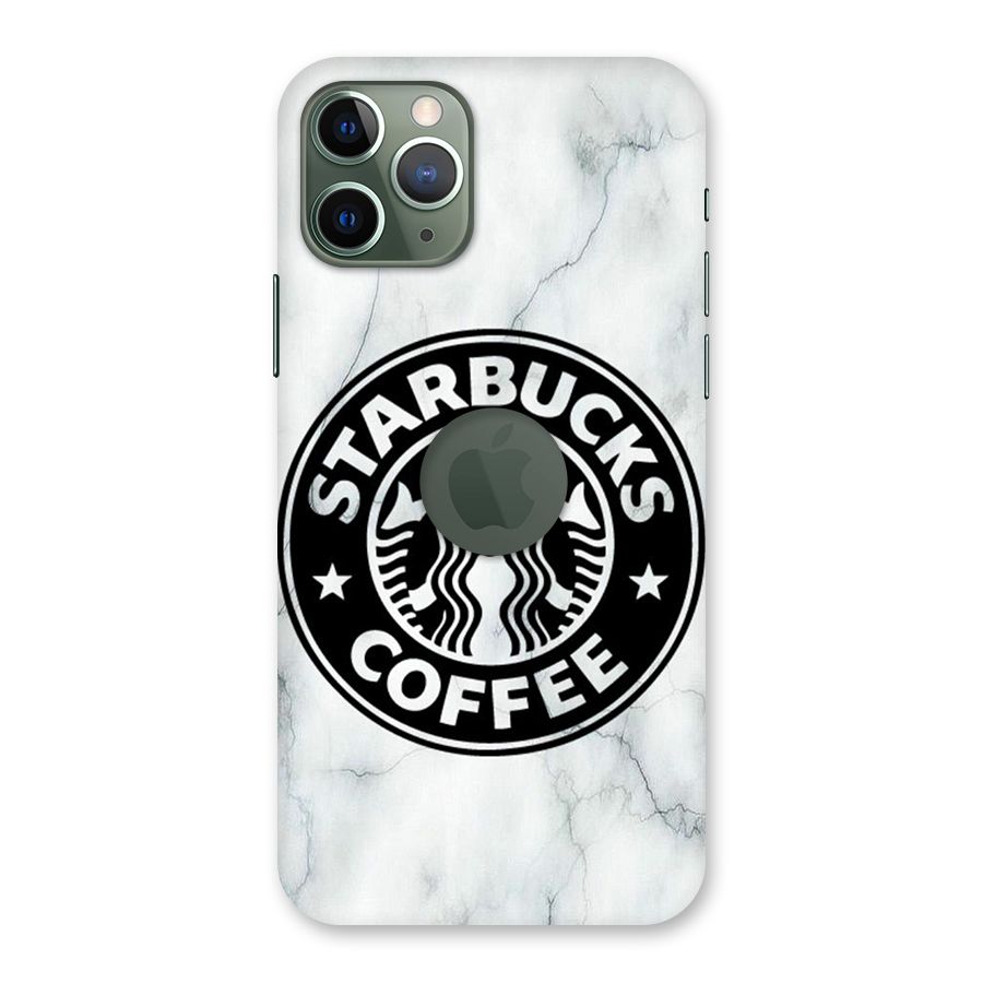 StarBuck Marble Back Case for iPhone 11 Pro Logo Cut