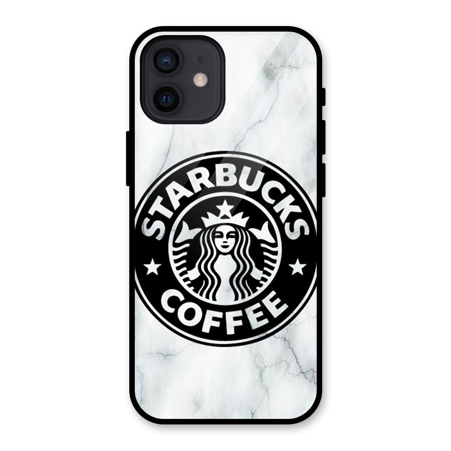 StarBuck Marble Glass Back Case for iPhone 12