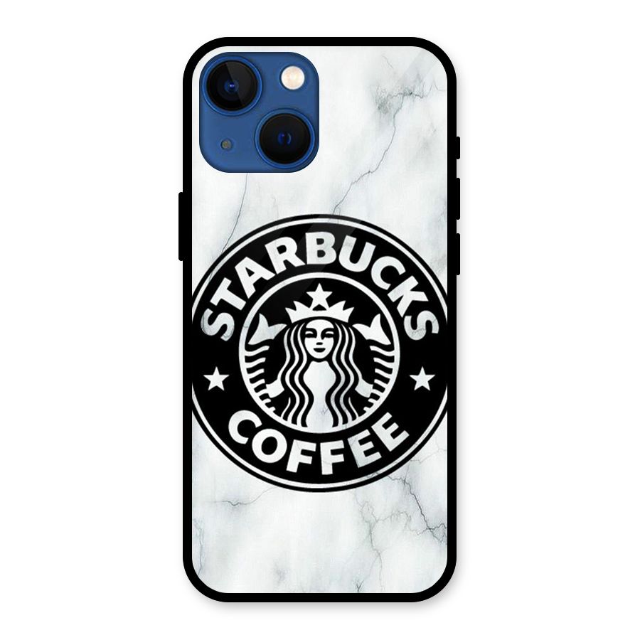 StarBuck Marble Glass Back Case for iPhone 13 Mini