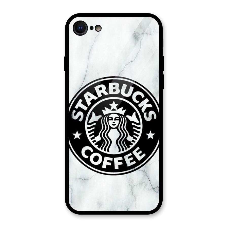 StarBuck Marble Glass Back Case for iPhone 7