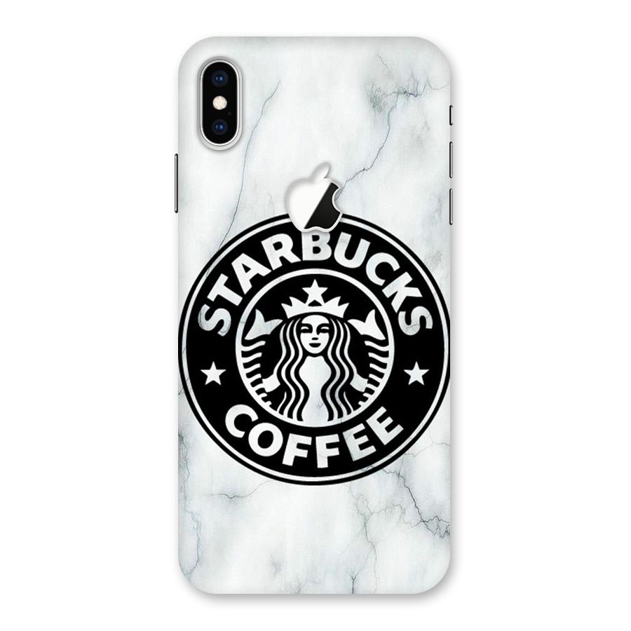 StarBuck Marble Back Case for iPhone XS Max Apple Cut