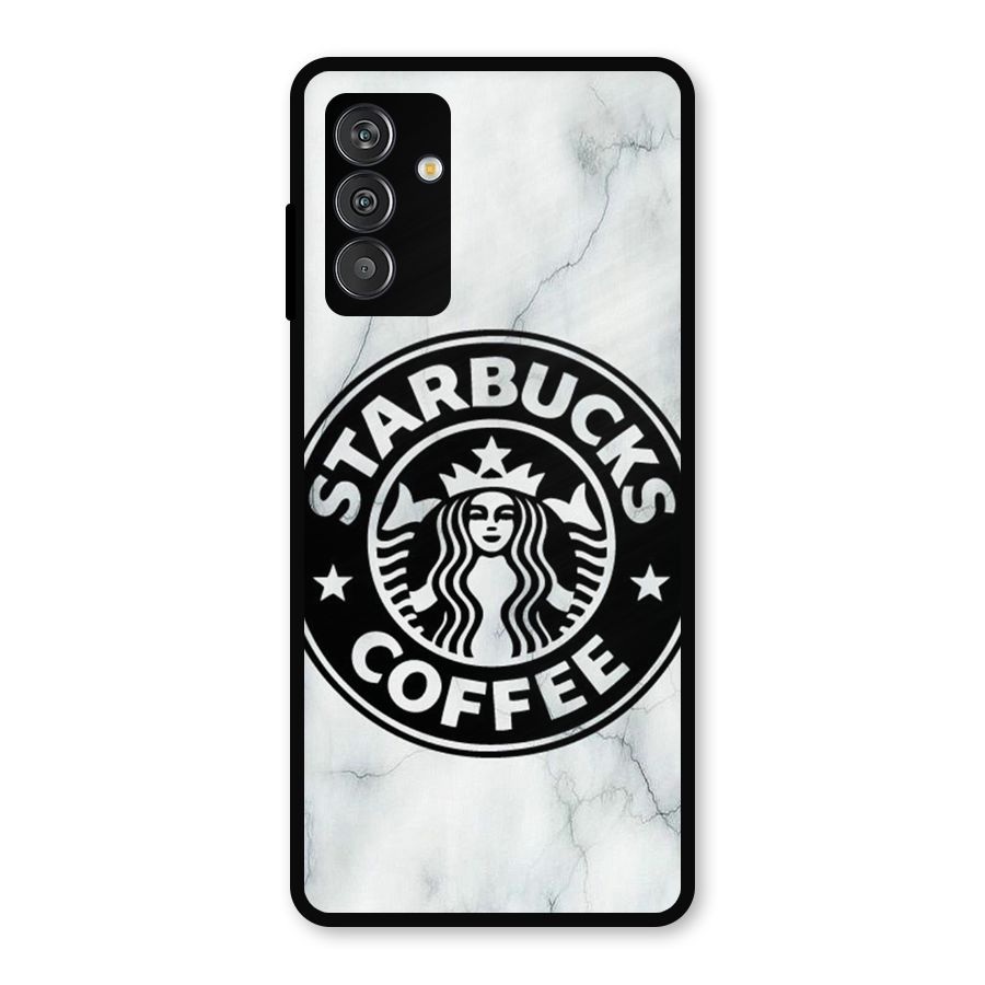 StarBuck Marble Metal Back Case for Galaxy M13
