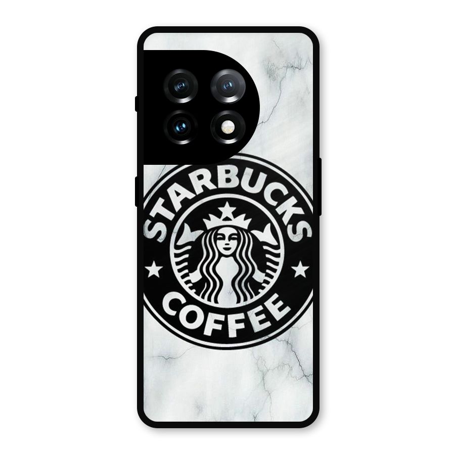 StarBuck Marble Metal Back Case for OnePlus 11