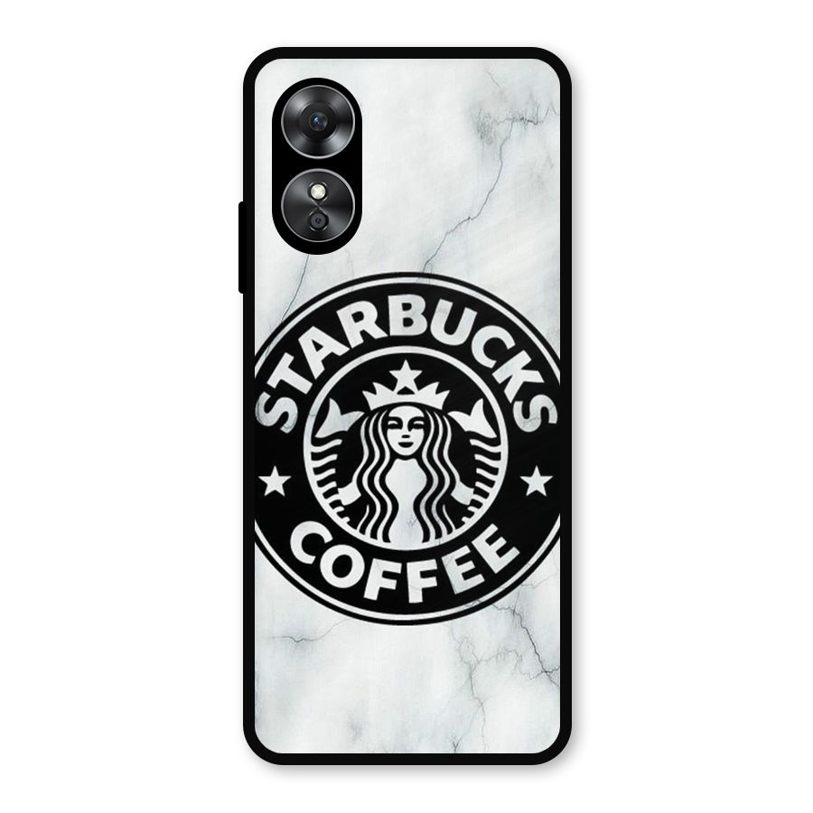 StarBuck Marble Metal Back Case for Oppo A17