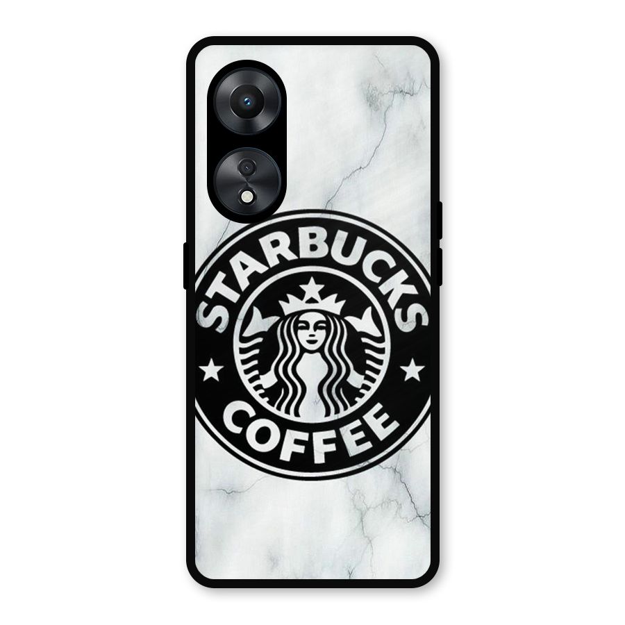 StarBuck Marble Metal Back Case for Oppo A78