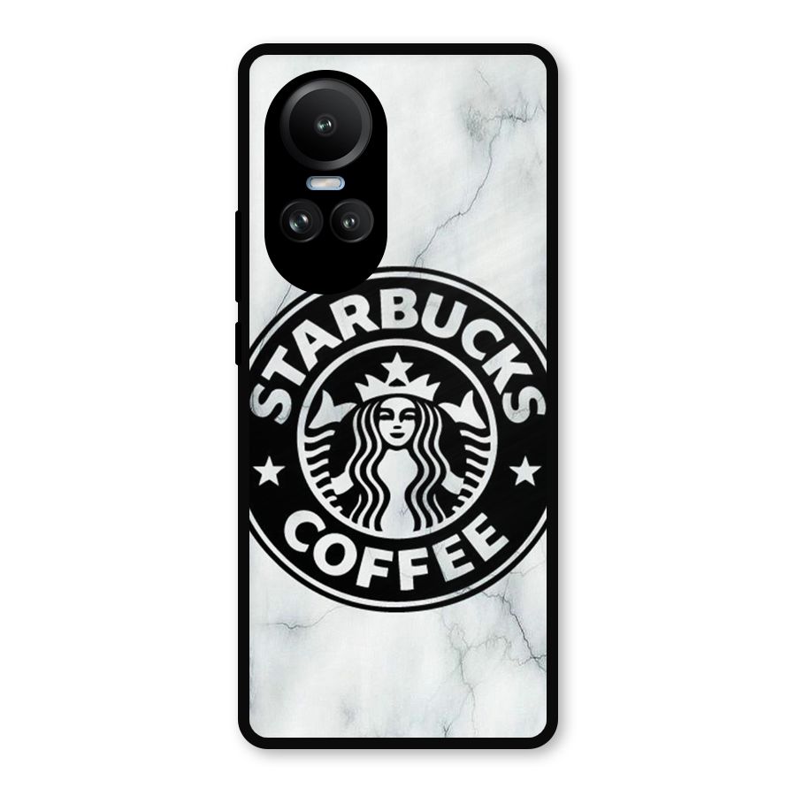 StarBuck Marble Metal Back Case for Oppo Reno10