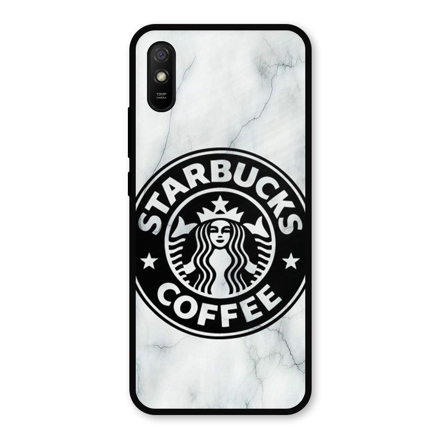 StarBuck Marble Metal Back Case for Redmi 9a