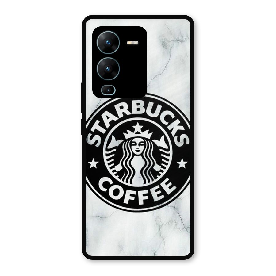 StarBuck Marble Metal Back Case for Vivo V25 Pro
