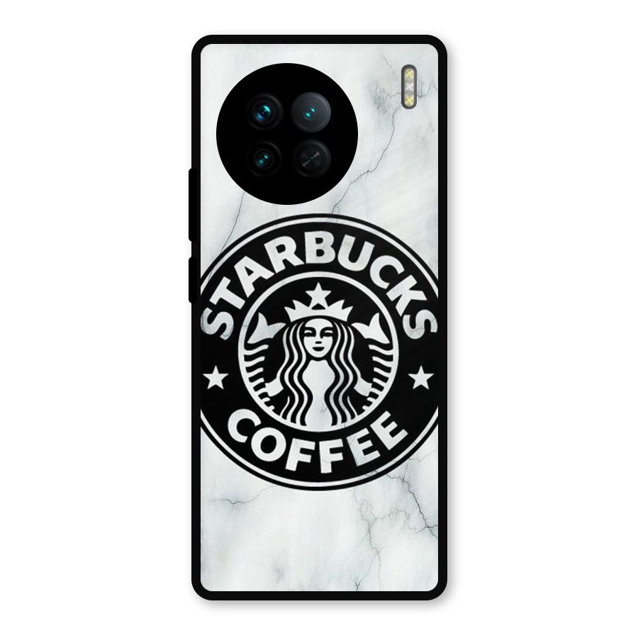 StarBuck Marble Metal Back Case for Vivo X90