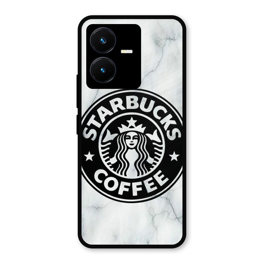 StarBuck Marble Metal Back Case for Vivo Y22