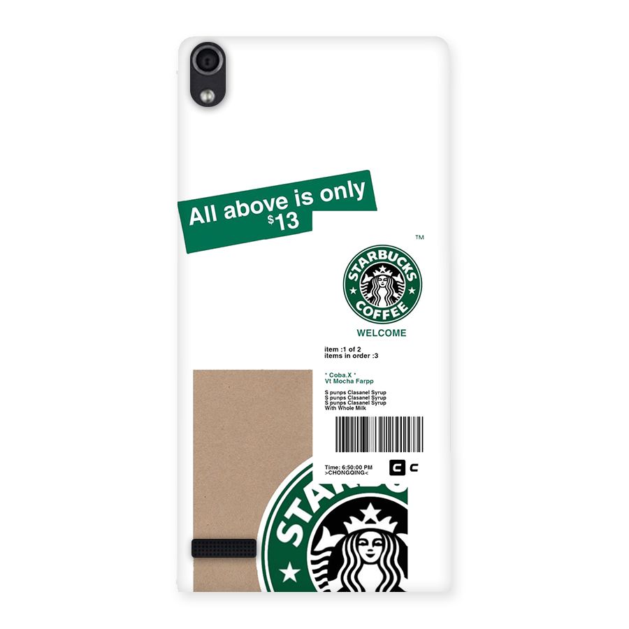 Starbucks Coffee Mocha Back Case for Ascend P6