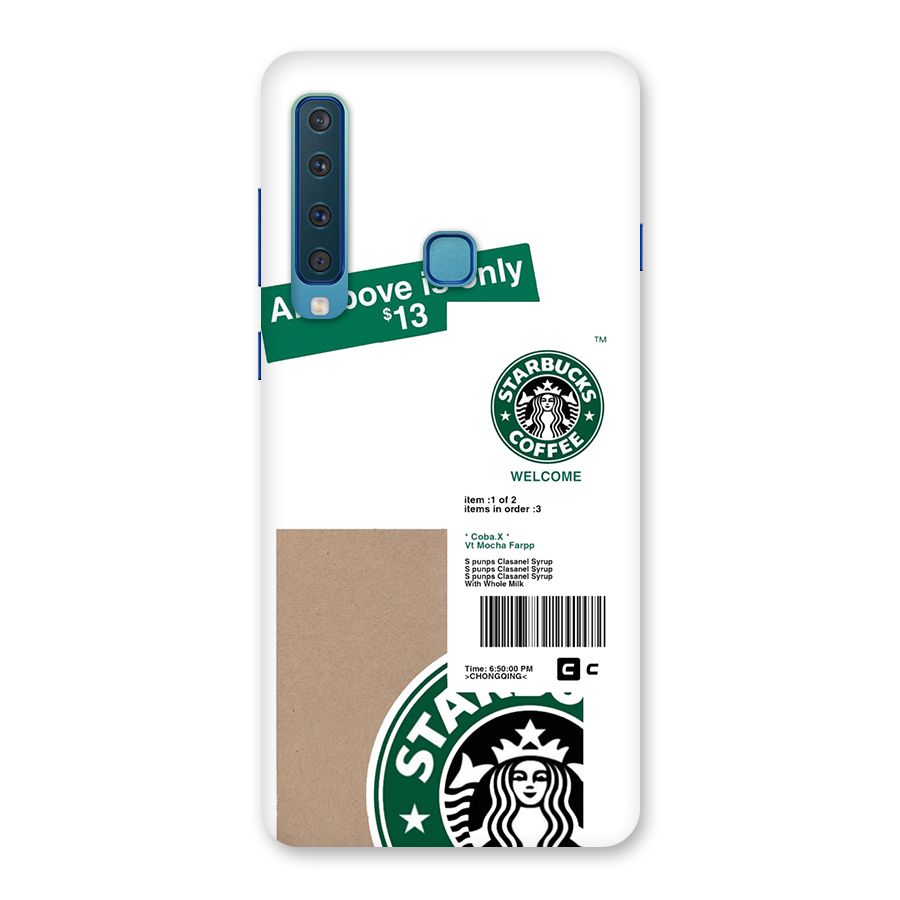 Starbucks Coffee Mocha Back Case for Galaxy A9 (2018)
