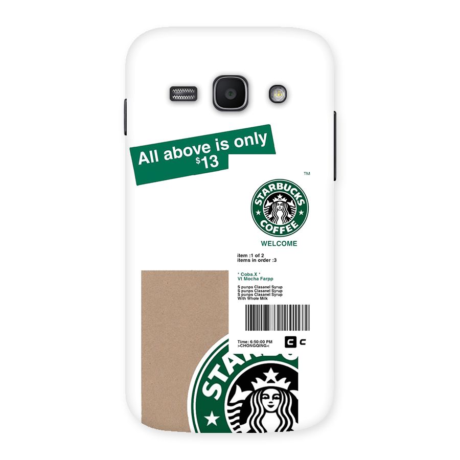 Starbucks Coffee Mocha Back Case for Galaxy Ace3