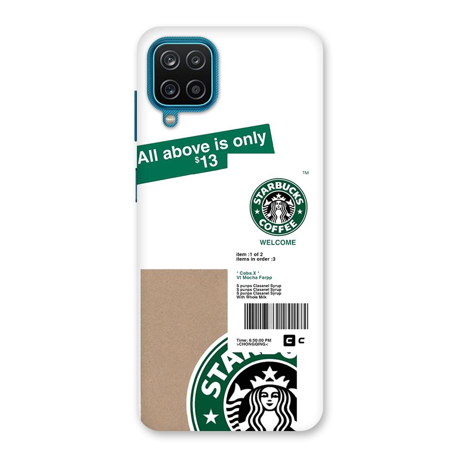 Starbucks Coffee Mocha Back Case for Galaxy F12