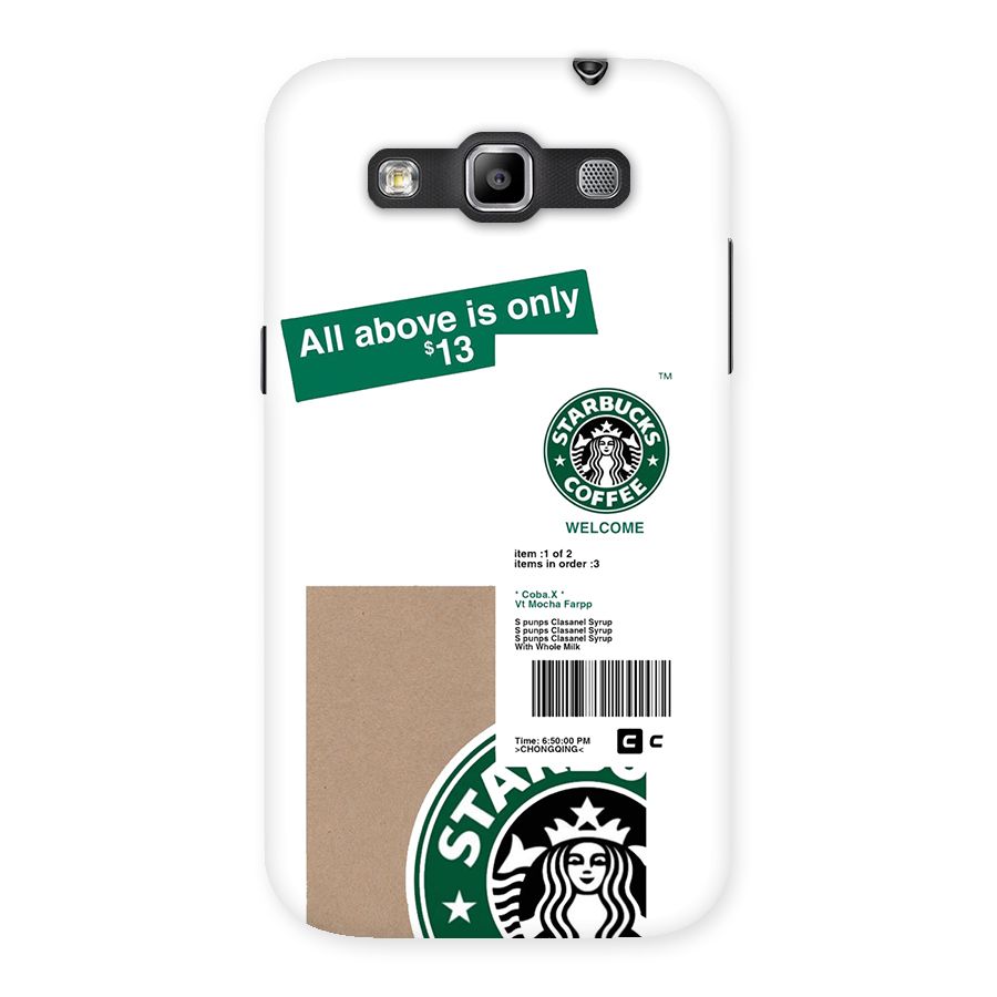 Starbucks Coffee Mocha Back Case for Galaxy Grand Quattro
