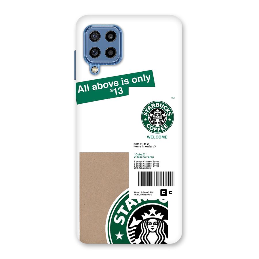 Starbucks Coffee Mocha Back Case for Galaxy M32