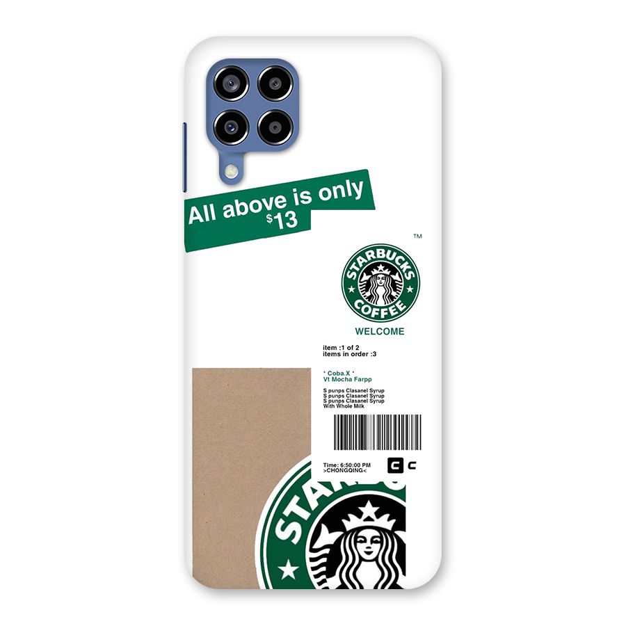 Starbucks Coffee Mocha Back Case for Galaxy M53 5G