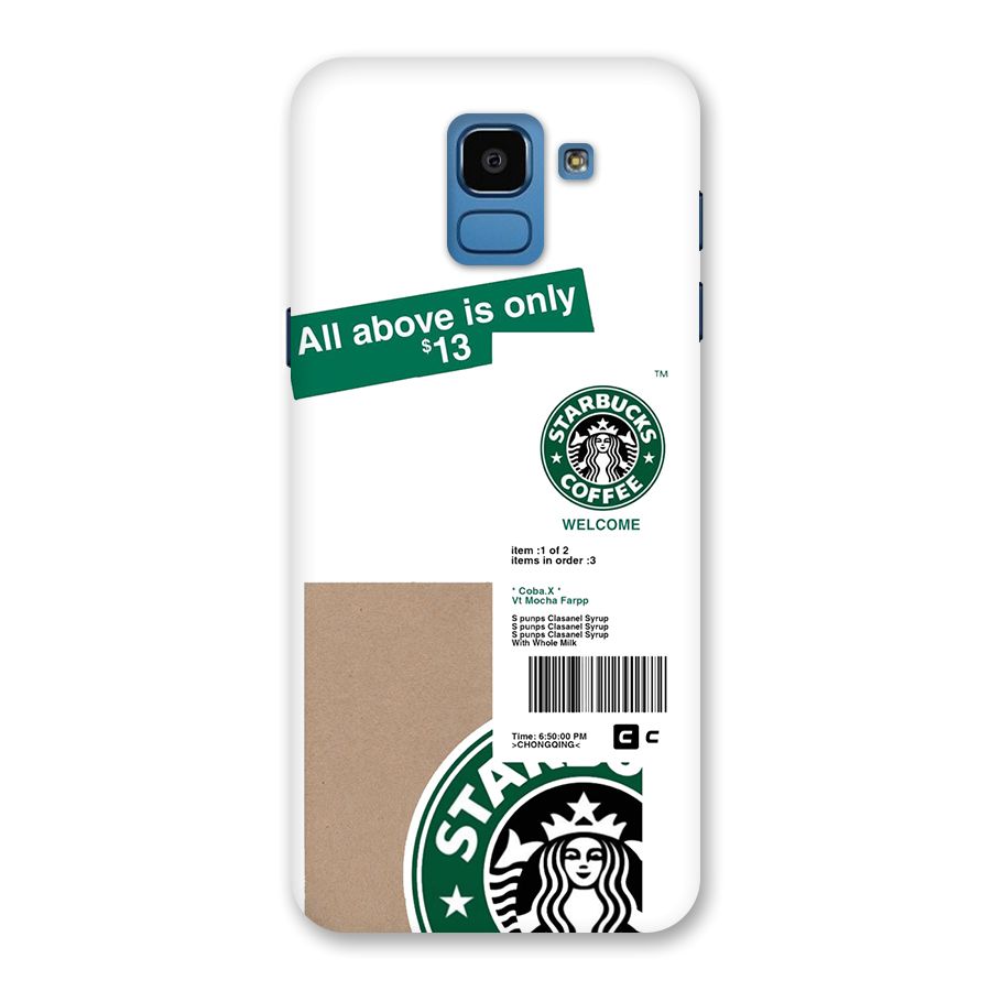 Starbucks Coffee Mocha Back Case for Galaxy On6