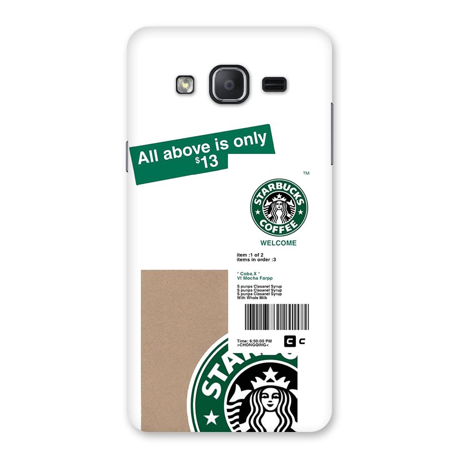 Starbucks Coffee Mocha Back Case for Galaxy On7 2015