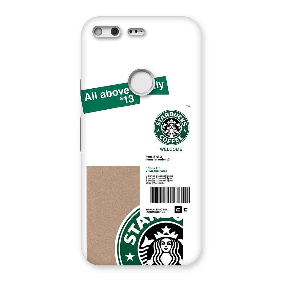 Starbucks Coffee Mocha Back Case for Google Pixel