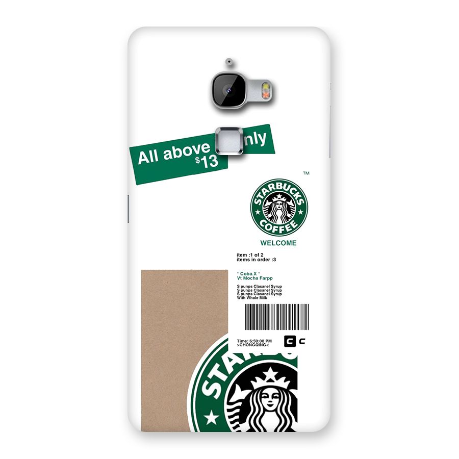 Starbucks Coffee Mocha Back Case for LeTV Le Max
