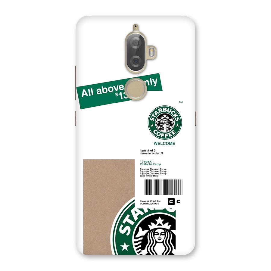 Starbucks Coffee Mocha Back Case for Lenovo K8 Plus