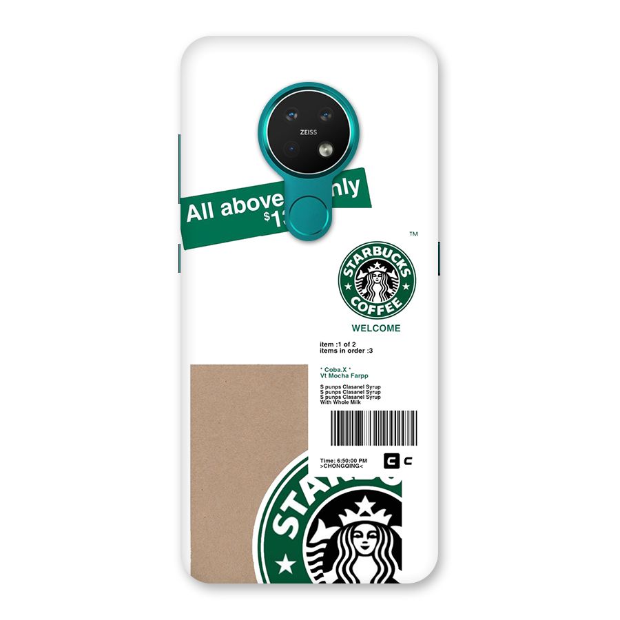 Starbucks Coffee Mocha Back Case for Nokia 7.2