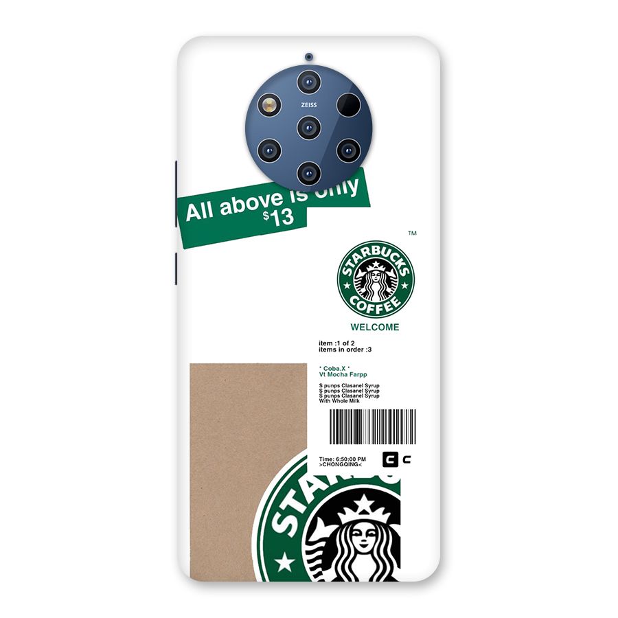 Starbucks Coffee Mocha Back Case for Nokia 9 PureView