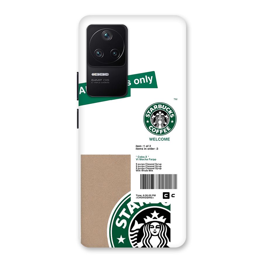 Starbucks Coffee Mocha Back Case for Poco F4 5G