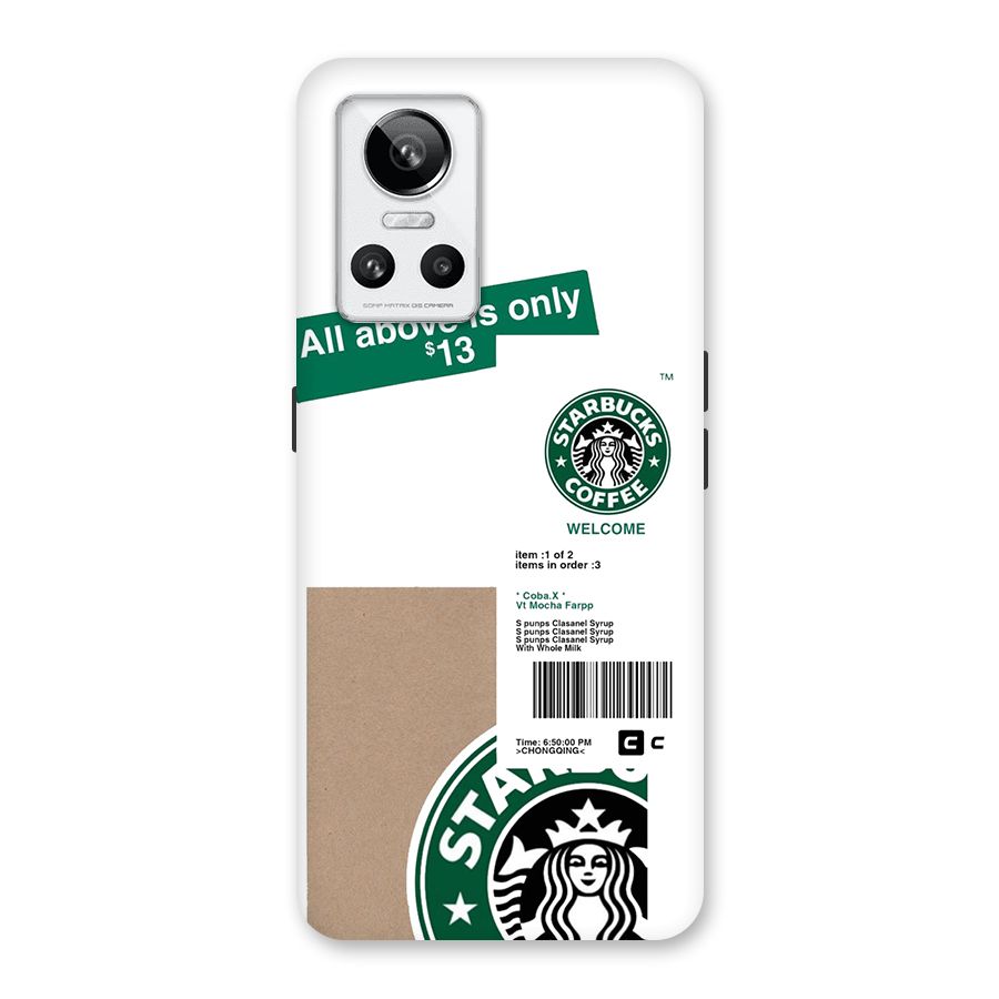 Starbucks Coffee Mocha Back Case for Realme GT Neo 3