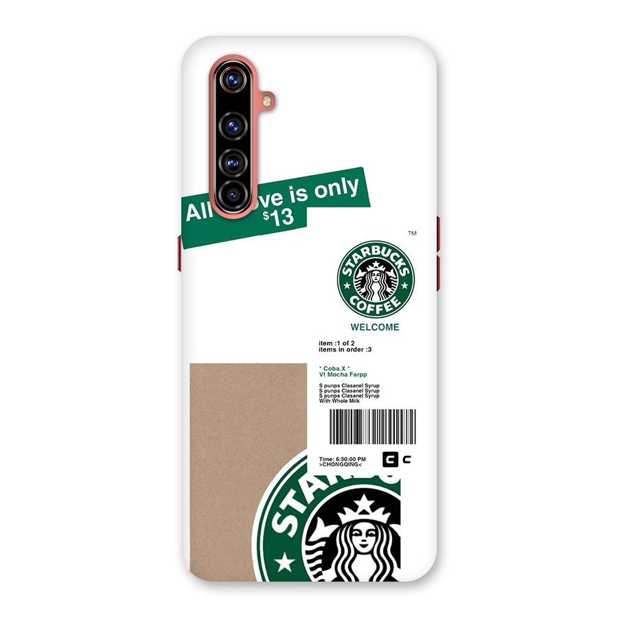 Starbucks Coffee Mocha Back Case for Realme X50 Pro