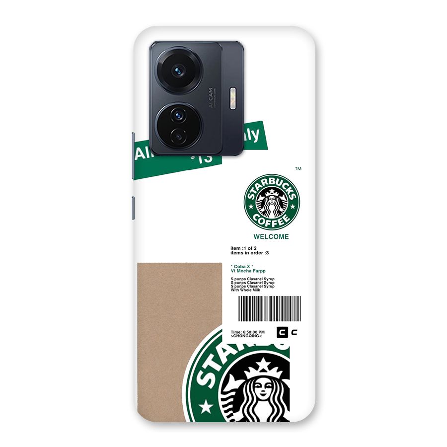 Starbucks Coffee Mocha Back Case for Vivo T1 Pro